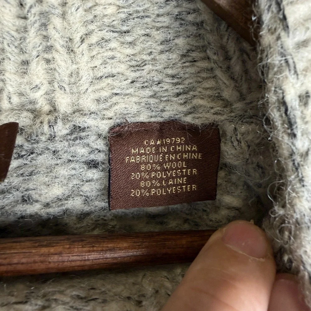 Timberland Limited Collection Vintage‎ Handknit Wool Sweater XL Snowflake